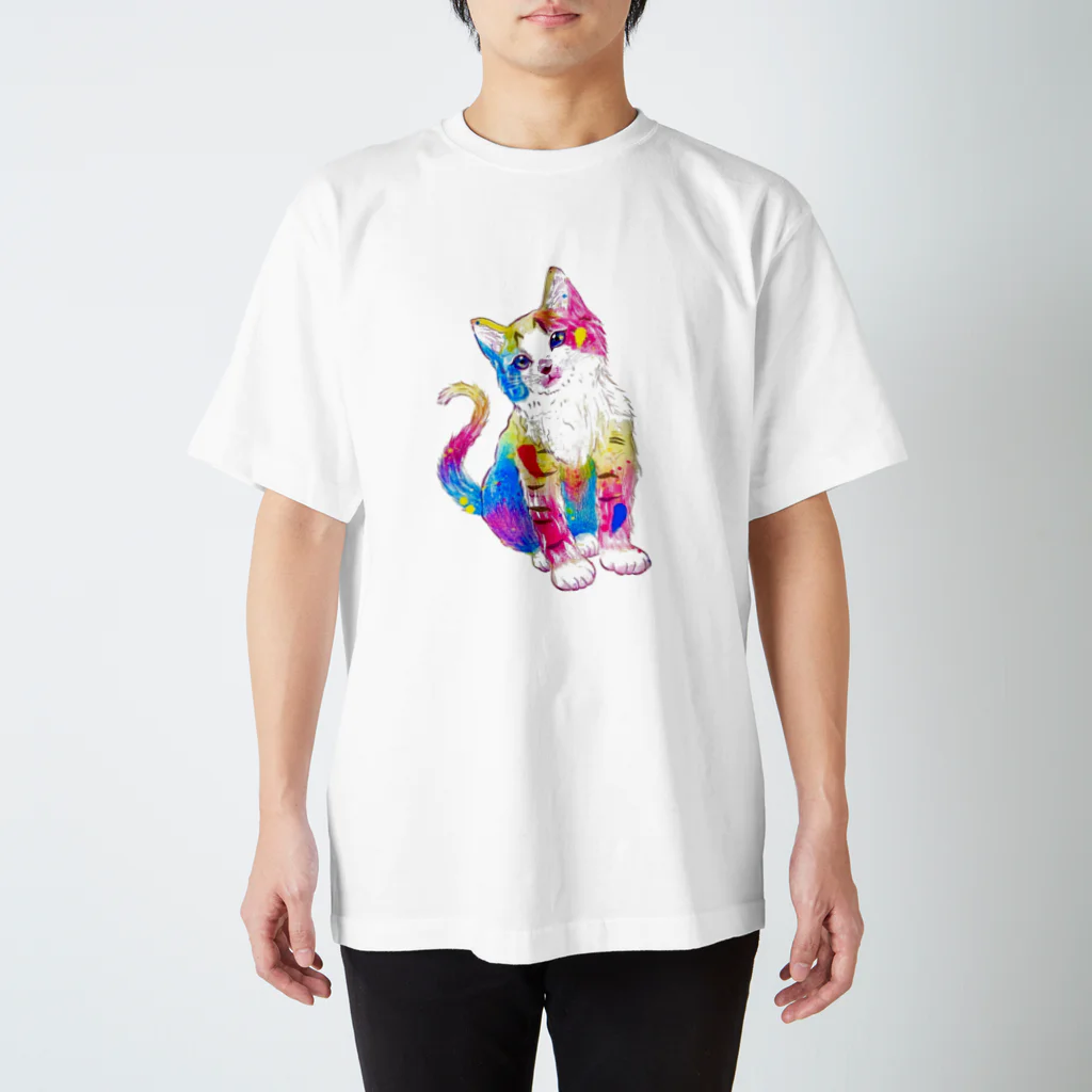 なまけものの猫 スタンダードTシャツ