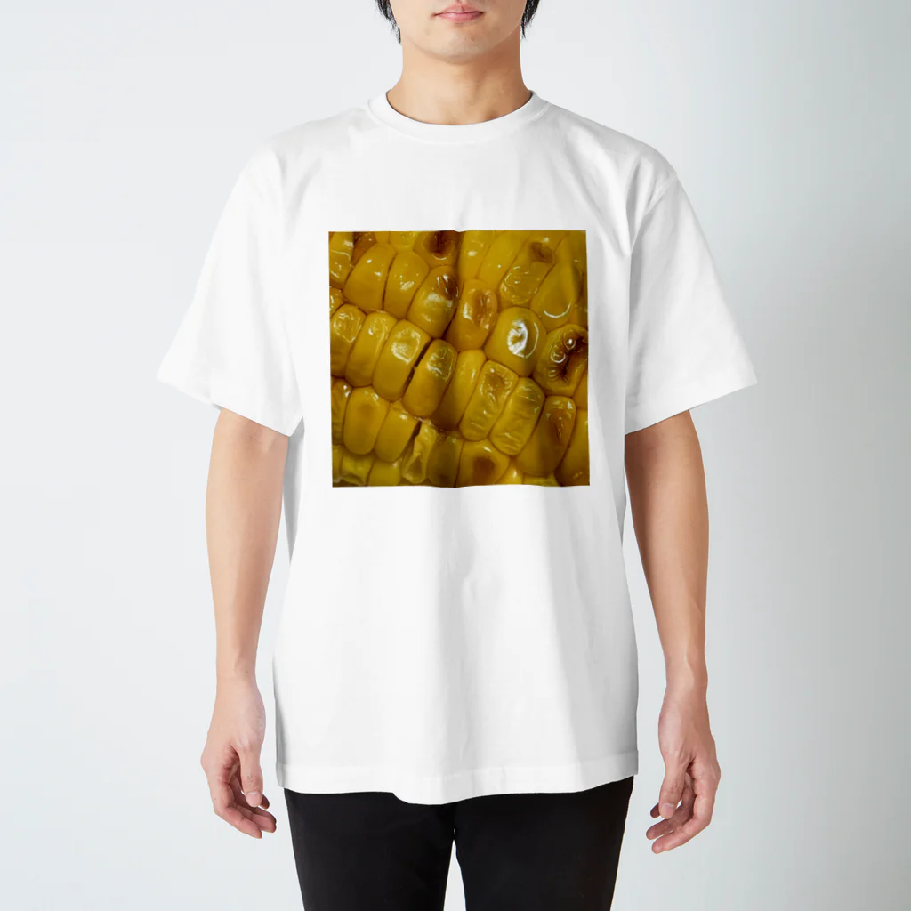 あゆのしおやきの焼きとうもろこし Regular Fit T-Shirt