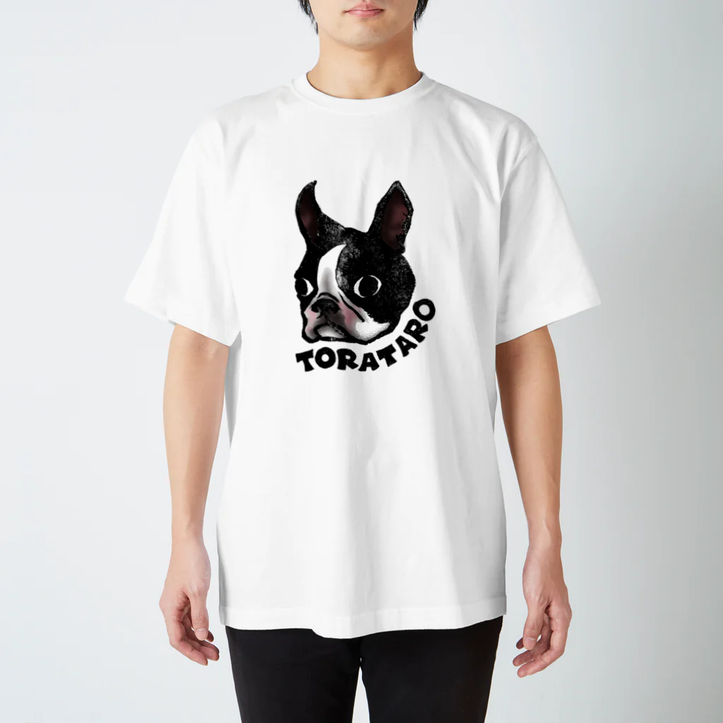 小樽虎太郎のボストンテリア　TORATARO スタンダードTシャツ