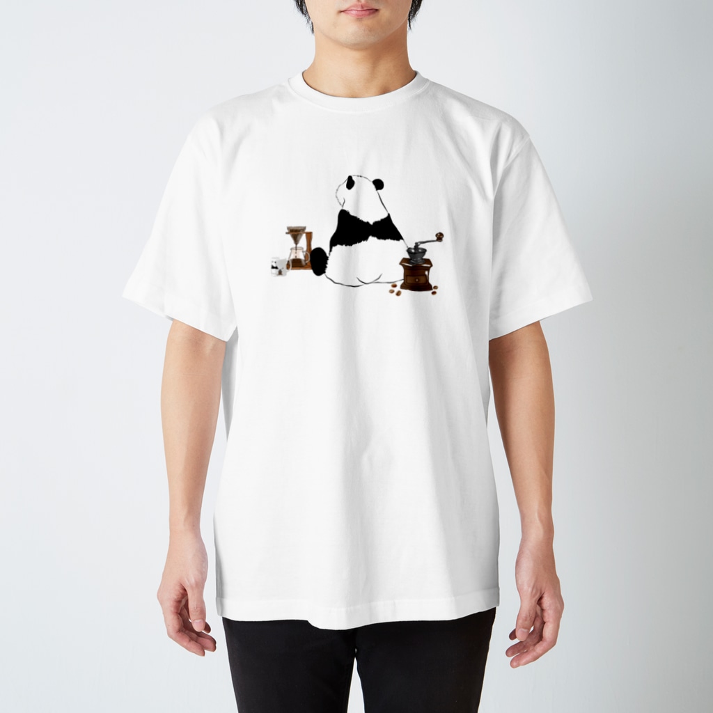 KaNaN〜パンダのドリップ待ちのパンダ🐼 Regular Fit T-Shirt