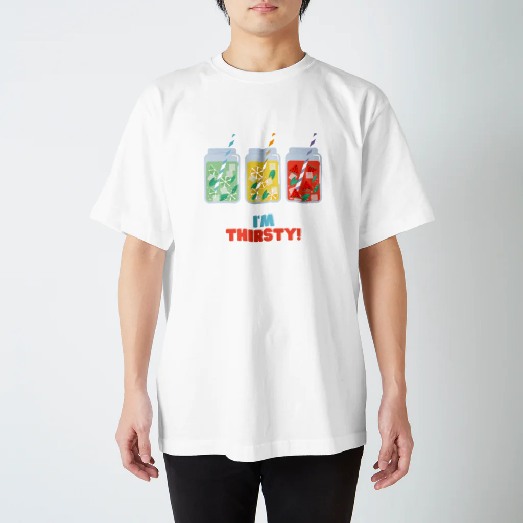 TakeShiomiのI'm Thirsty! Tシャツ Regular Fit T-Shirt