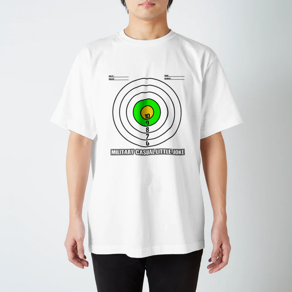 Military Casual LittleJoke のTARGET YELLOWxGREEN スタンダードTシャツ