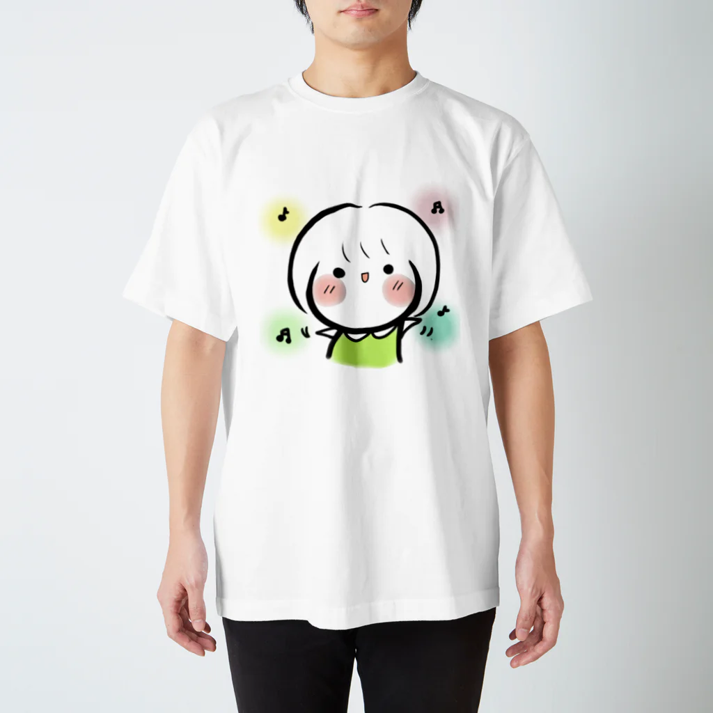 いまのもちこの大福のふくみちゃん　たのしく踊ろう Regular Fit T-Shirt