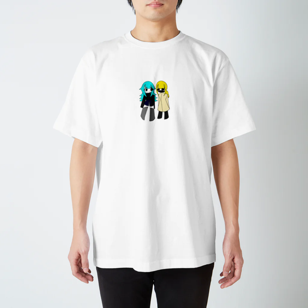 人間🪷のカンザキ×カシハラアクリルキーホルダー スタンダードTシャツ