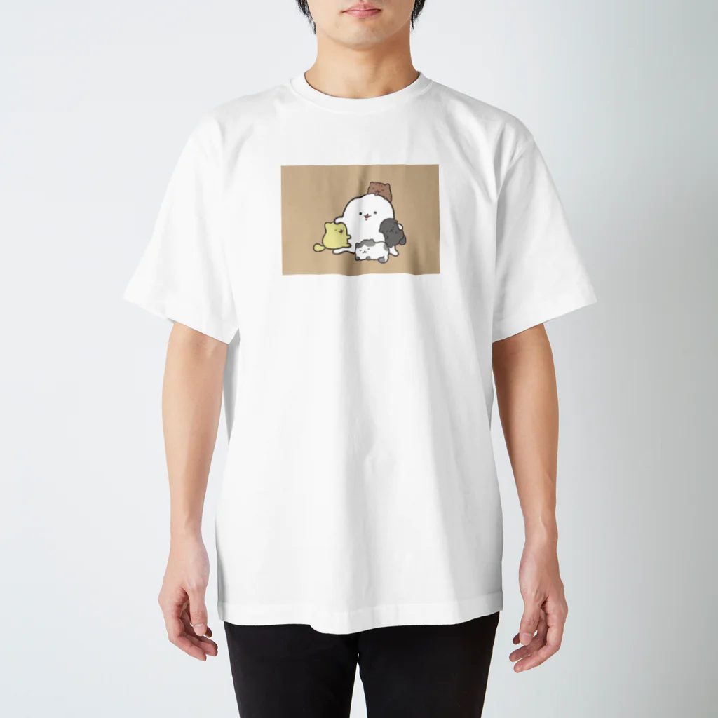 mori yuraのねこにモテモテ スタンダードTシャツ