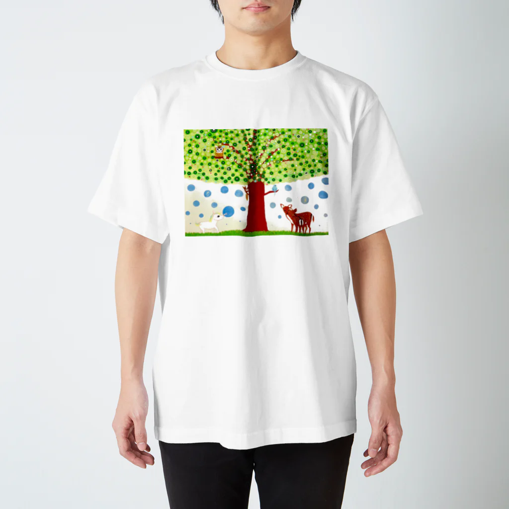 しえ*shopの希望の木　-壁紙用- スタンダードTシャツ