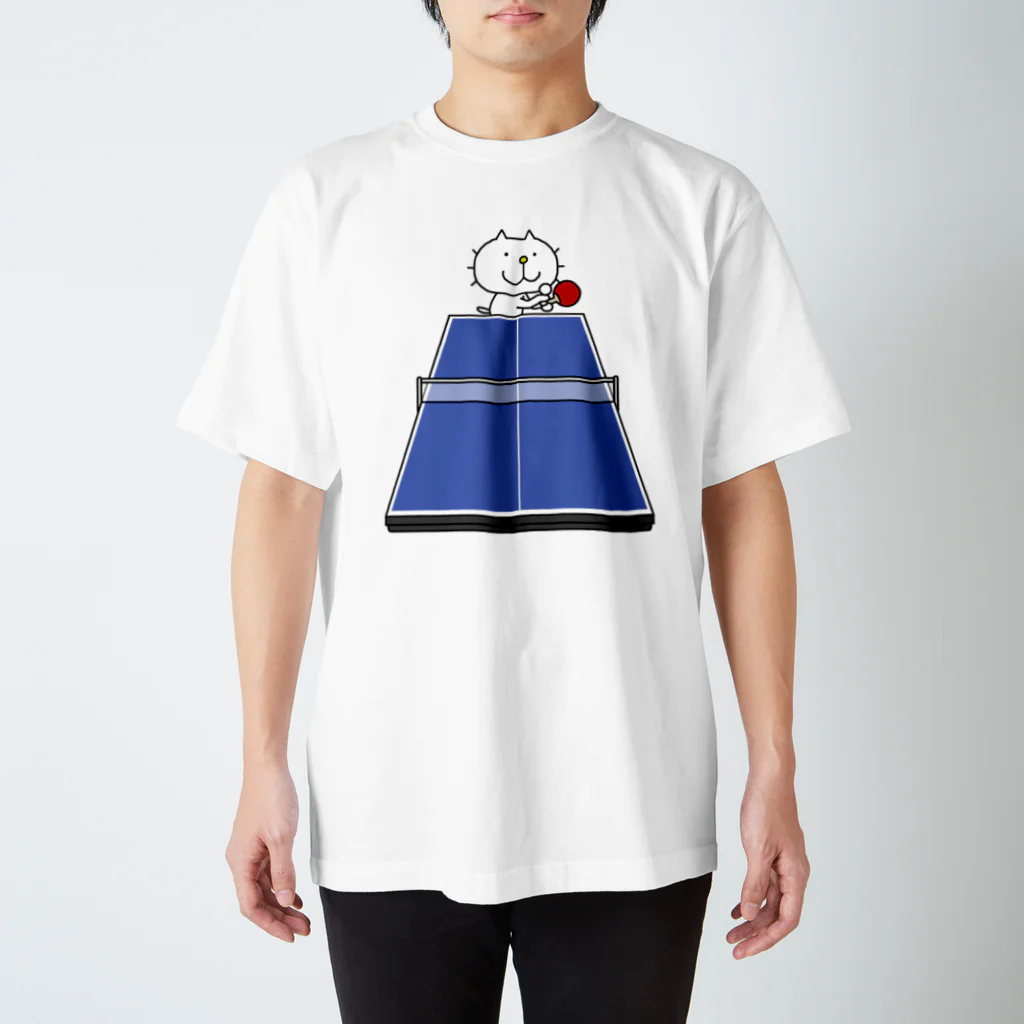 liluneco_shopのりるねこ　卓球 Regular Fit T-Shirt