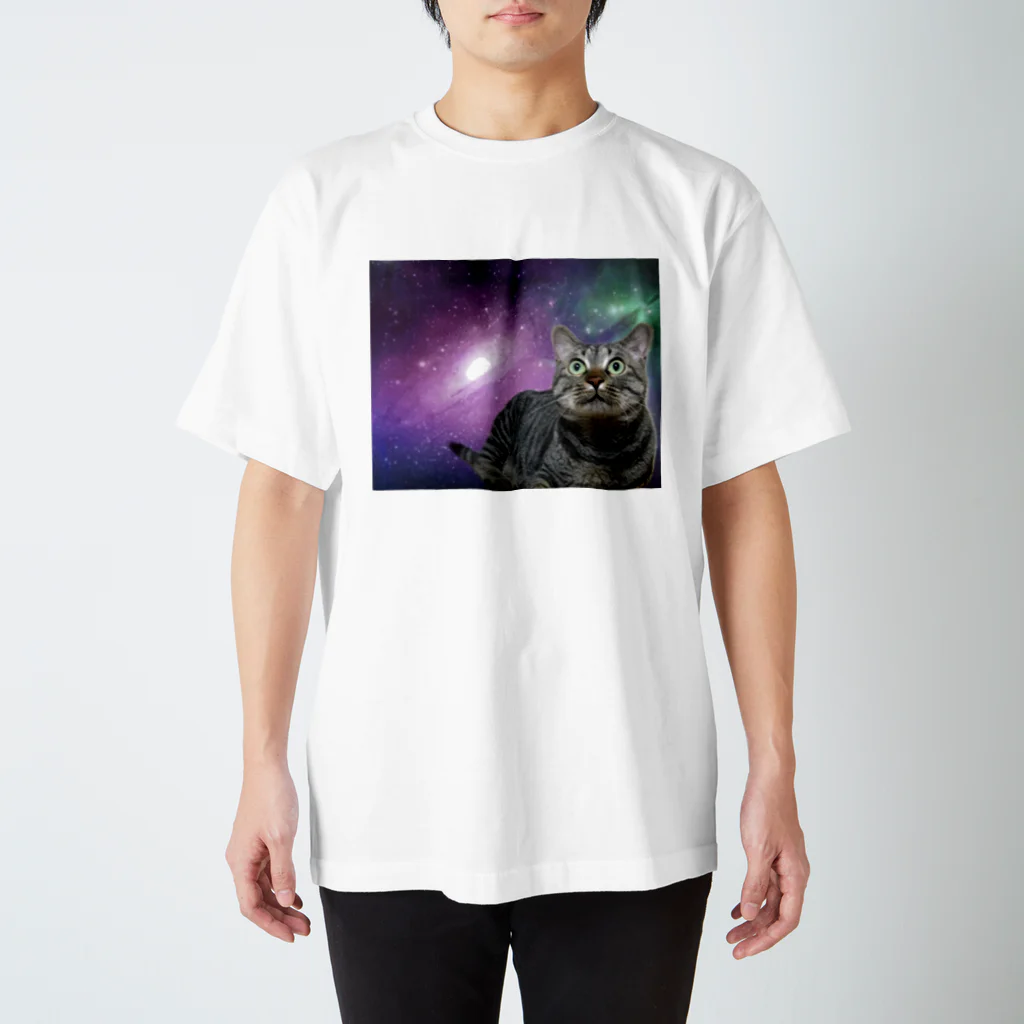 ふまぢるちゃんの宇宙猫 Regular Fit T-Shirt