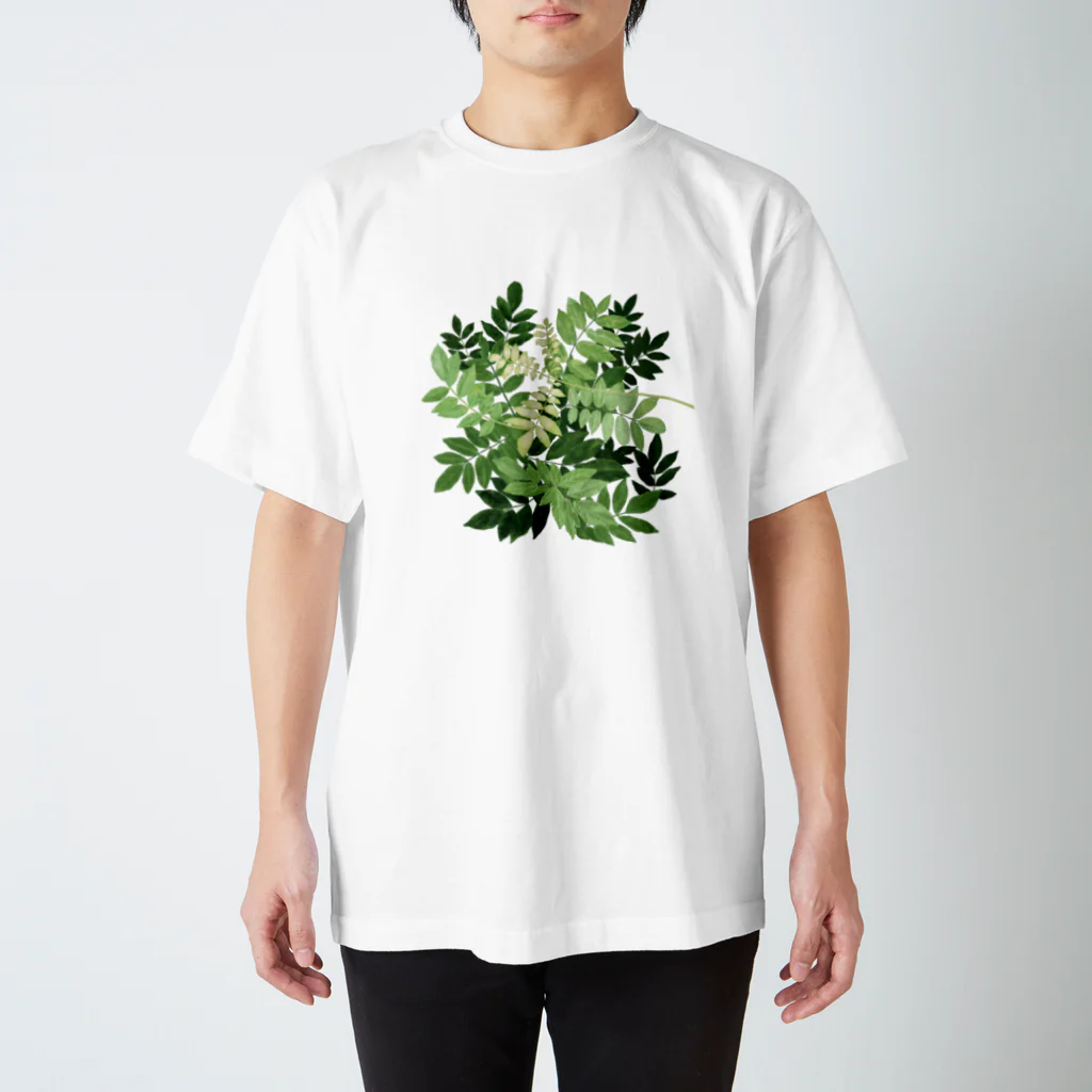 Wonder Bird Forestの藤の葉陰 티셔츠