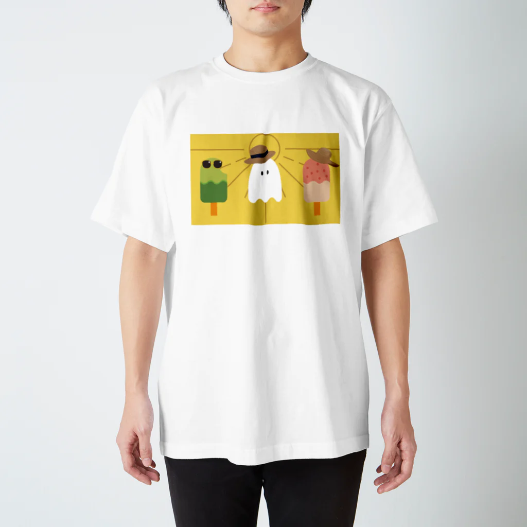 あいびよりの夏に一緒に過ごしたいアイスとオバケ スタンダードTシャツ