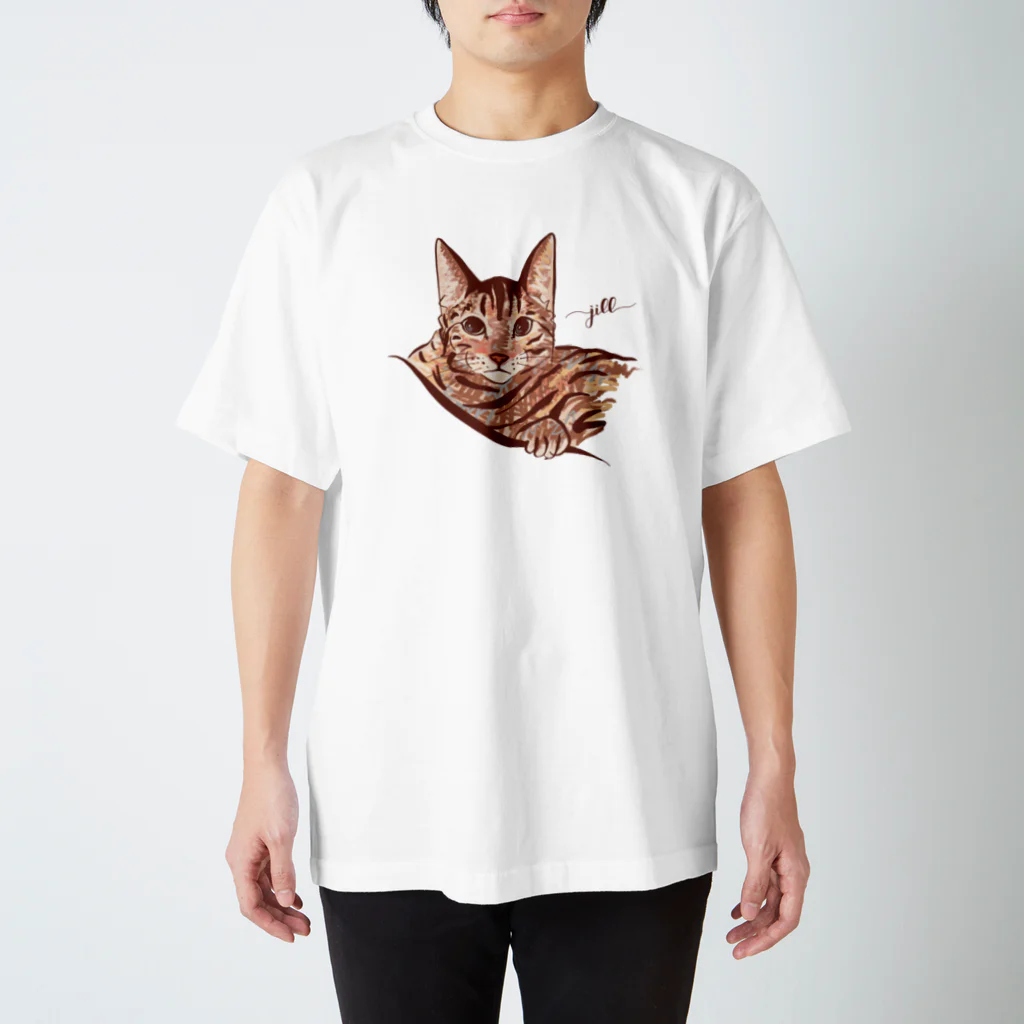 N-huluのベンガル猫のジルちゃん Regular Fit T-Shirt