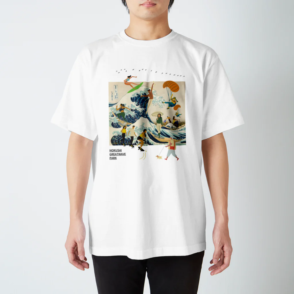 茂呂モリーのHOKUSAI GREATWAVE PARK Regular Fit T-Shirt