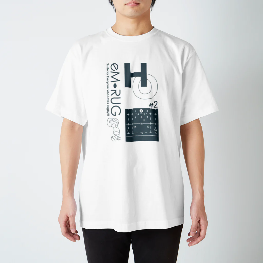 ［ラグビー専門］ラグビティーショップ［eM-Rug］のエムラグ2022サマー_Tシャツ_前面_フッカー Regular Fit T-Shirt