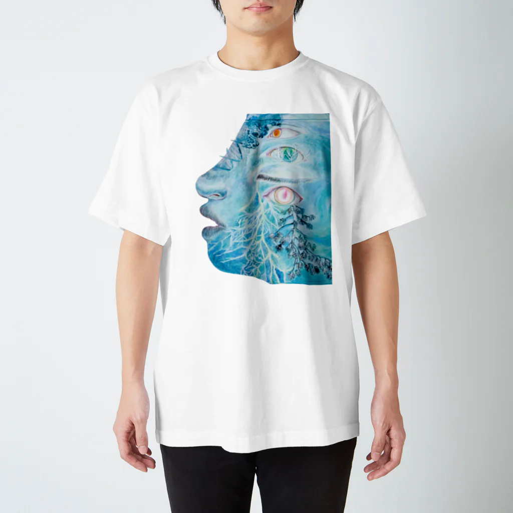 Wall Art ProjectのWAF Tシャツ　大小島真木 ver.1 Regular Fit T-Shirt