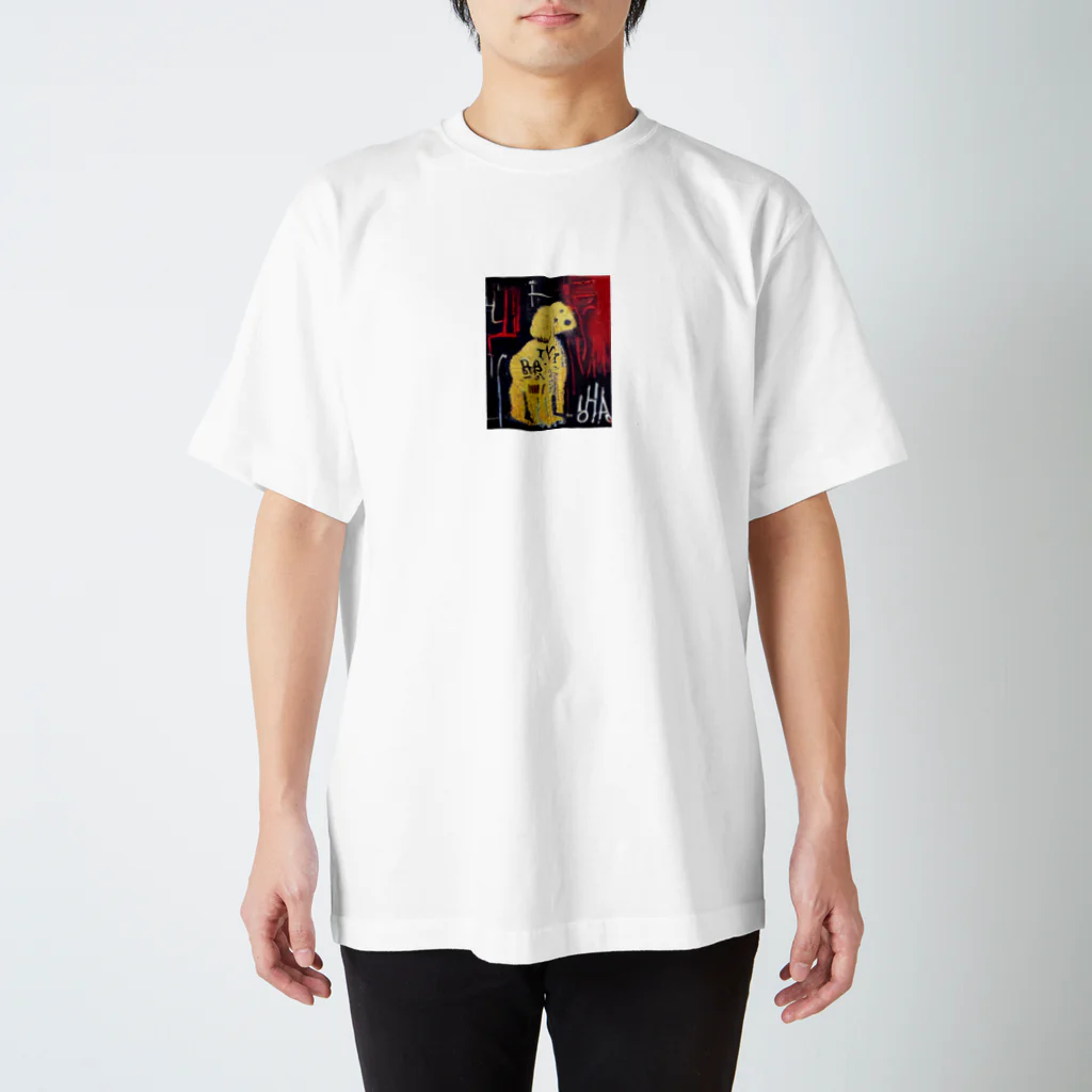 KiriyaMartのAIアート”バスキア”画風トイプードル Regular Fit T-Shirt