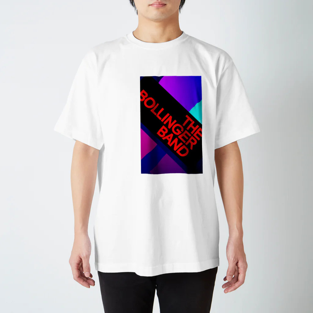 ニポトレ本舗☆投資家とトレーダーに捧ぐのボリンジャーバンド☆アグレッシブグラデVer Regular Fit T-Shirt
