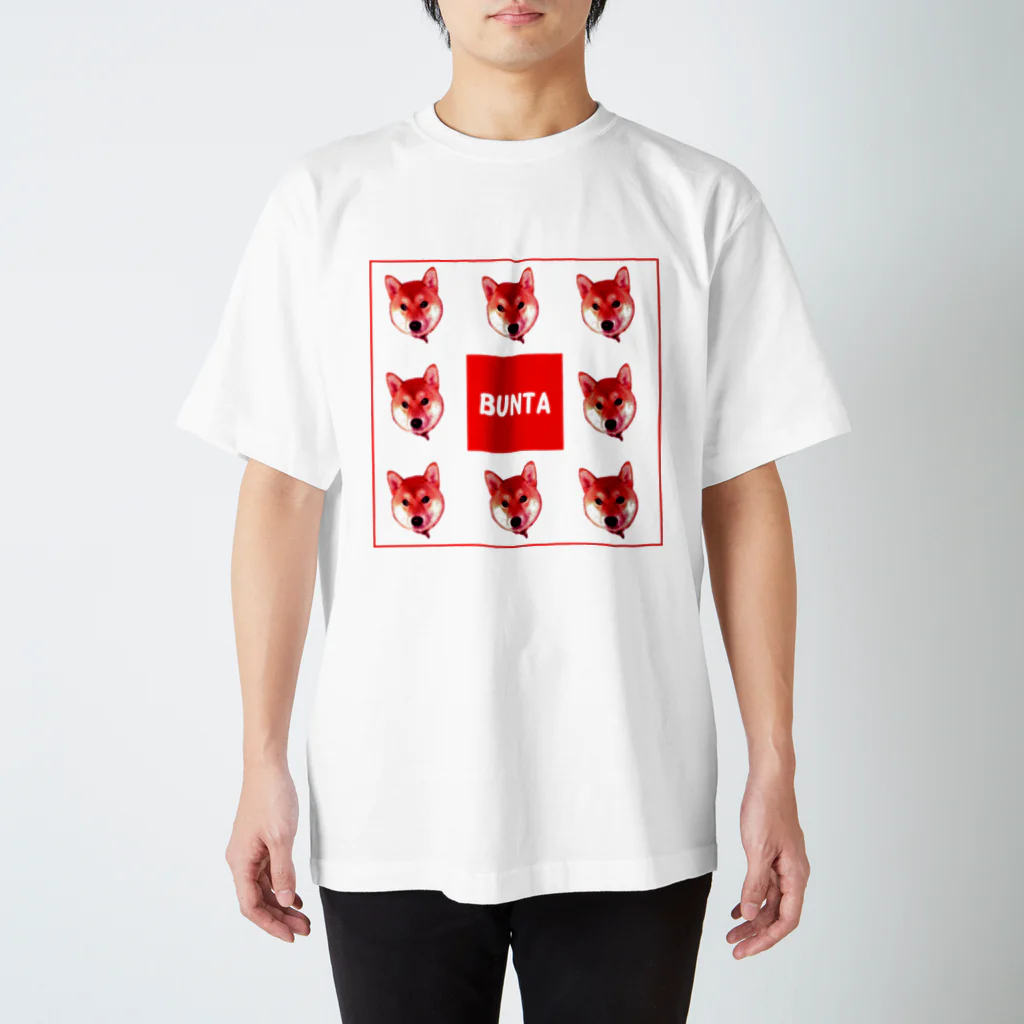 1005hachiの柴犬 ブン太 スタンダードTシャツ