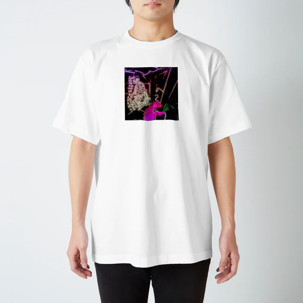 MYO ART の蝶と花　バタフライ Regular Fit T-Shirt