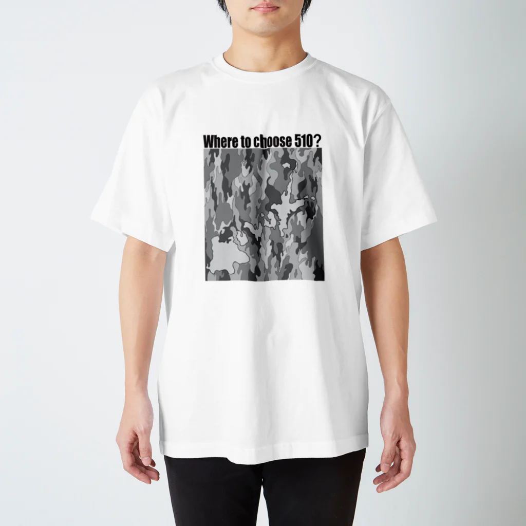 nicodesignの五島Ｔ(モノトーン) Regular Fit T-Shirt