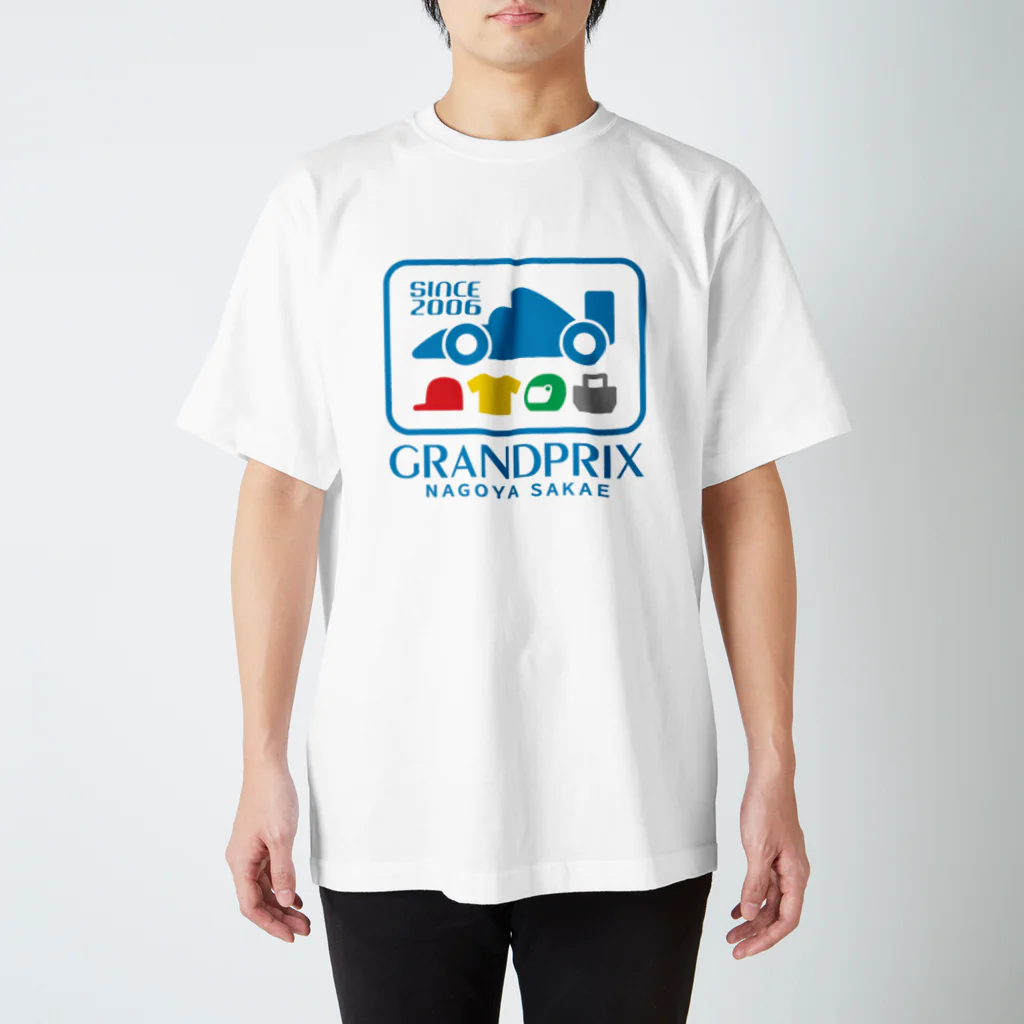 GRANDPRIX名古屋栄店のGRANDPRIX名古屋栄店 オリジナルＴシャツ（ロゴ・カラーTYPEA) Regular Fit T-Shirt