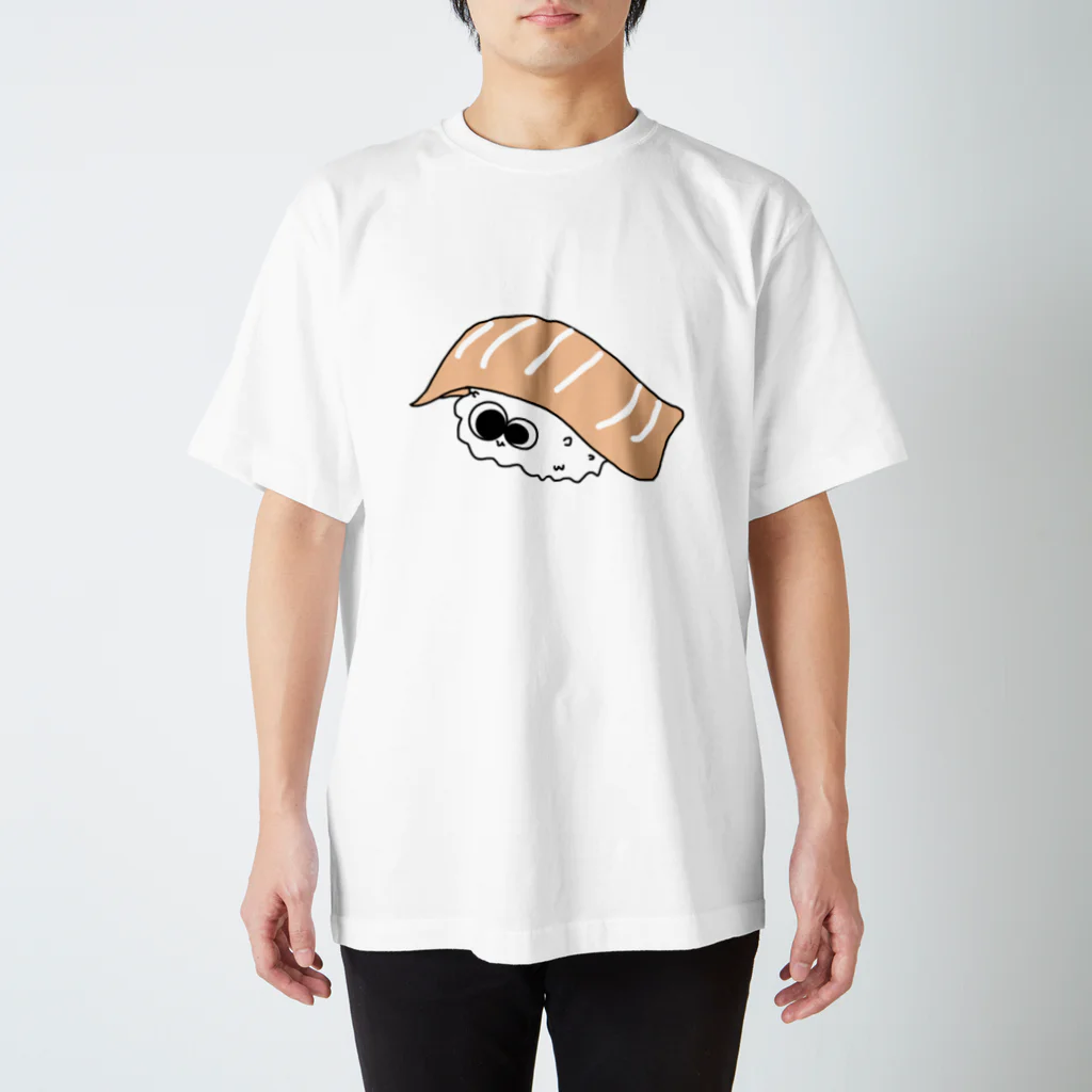 もふもふもんすたぁのもふもふもんすたぁ サーモン Regular Fit T-Shirt