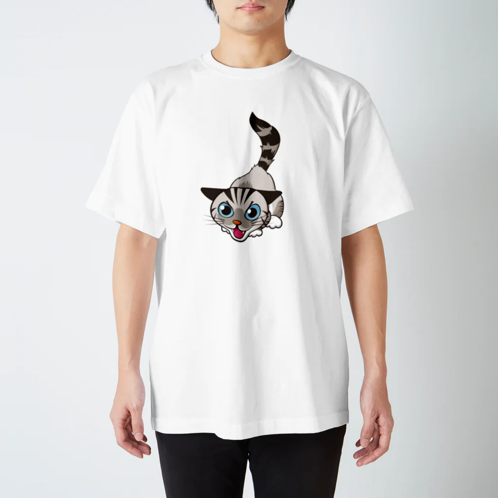 asta_kurokenのシャーシャージャンくん03 スタンダードTシャツ