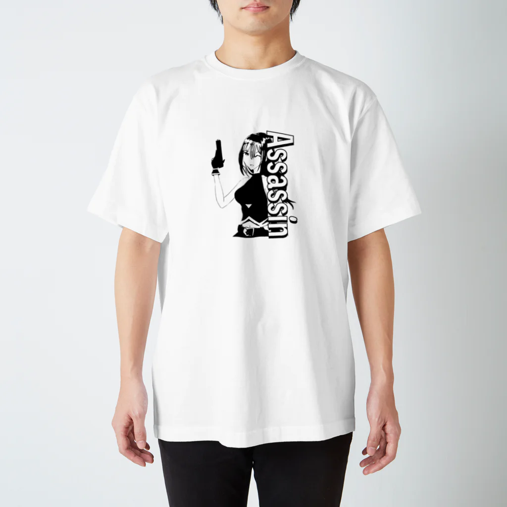 chicodeza by suzuriのアサシンちゃん Regular Fit T-Shirt