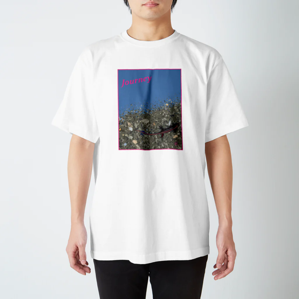 JGS:CrewShopの【Journey:PINK&BLUE】 Regular Fit T-Shirt