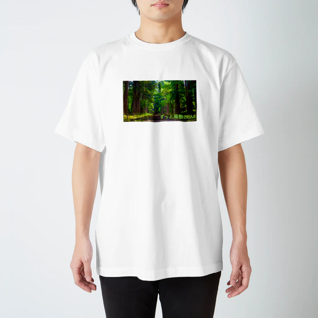 ずっと風景BGMの参道1 スタンダードTシャツ