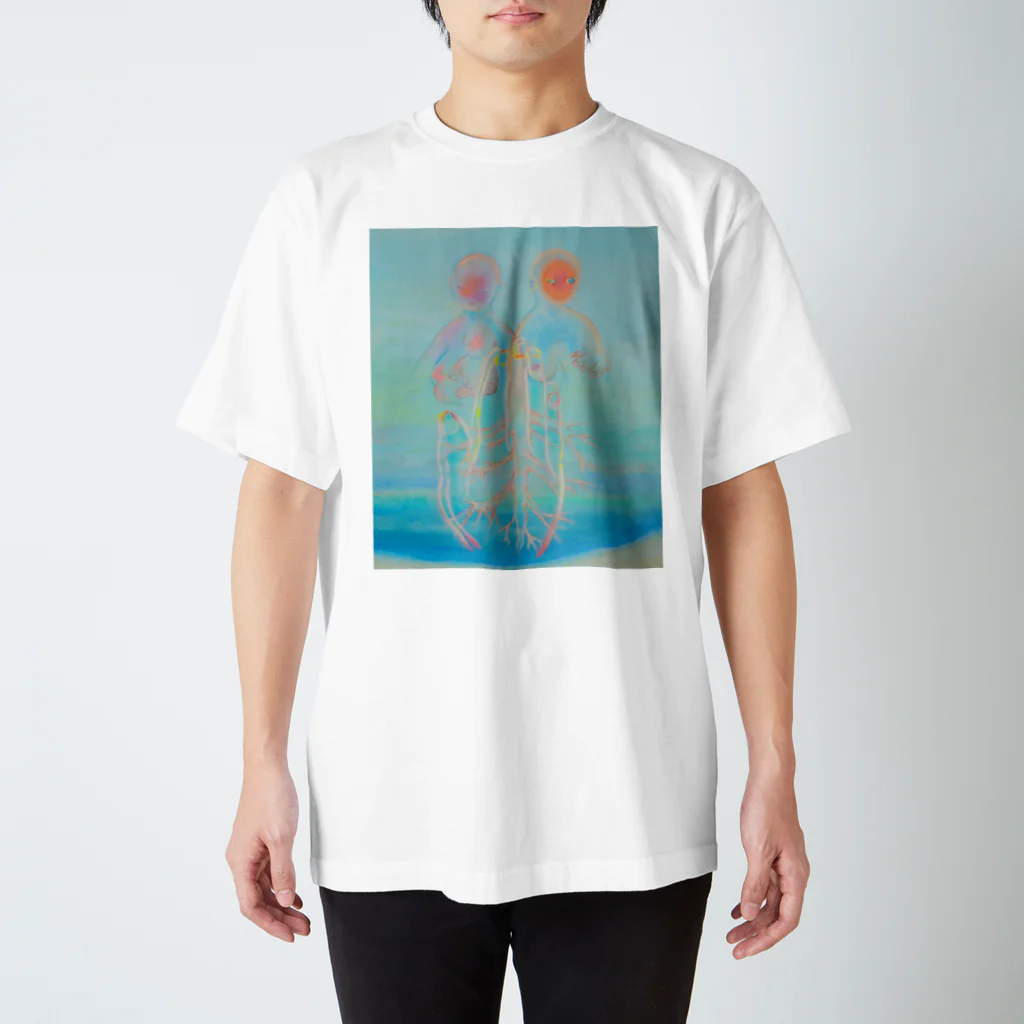 Wall Art ProjectのWAF Tシャツ　大小島真木 ver.2 スタンダードTシャツ