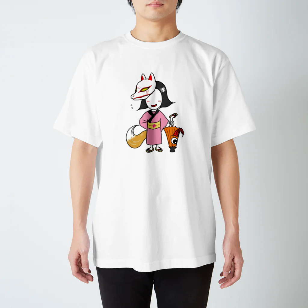 東雲商店ののっぺらぼう のっぺちゃん Regular Fit T-Shirt