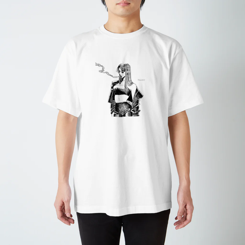 ぎゅうぎゅうのsmoker Regular Fit T-Shirt