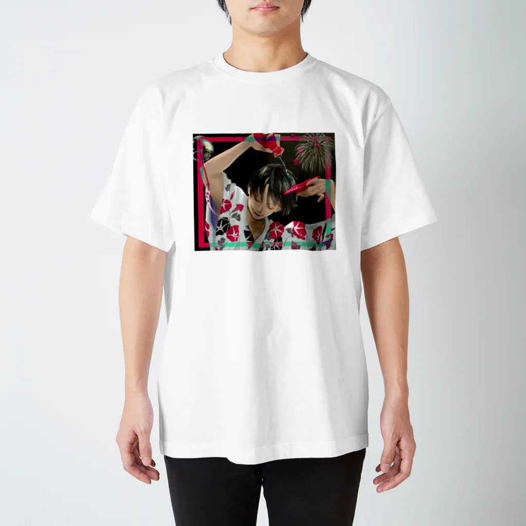 小晴/こばる/Cobaltの浴衣男子 スタンダードTシャツ