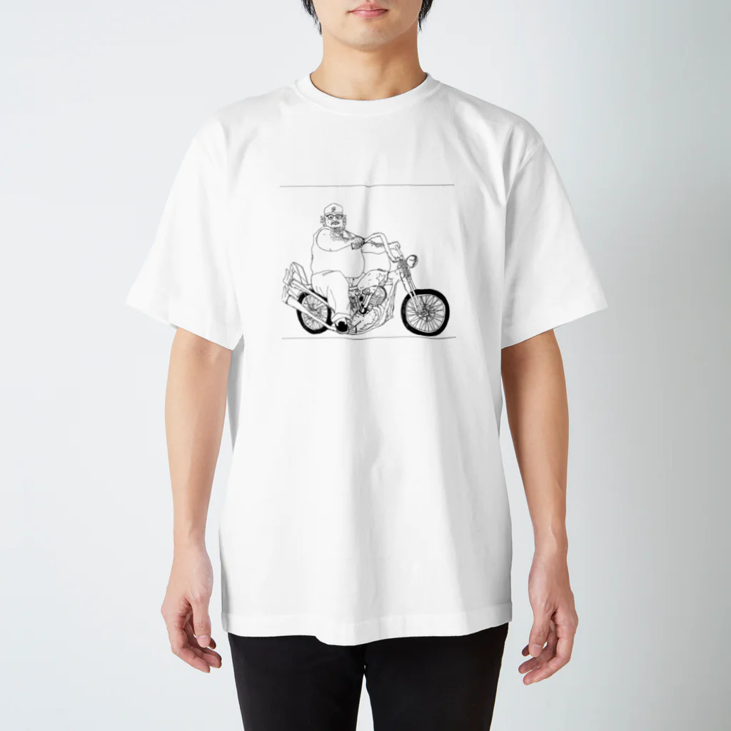 fat_manのThe fat man loves Harley Regular Fit T-Shirt