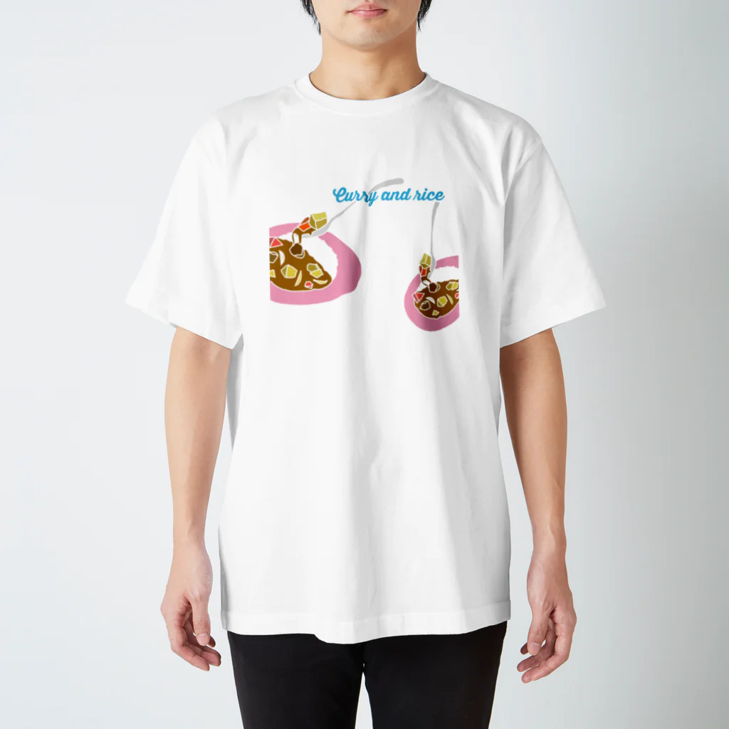 charlolのcurry and rice Regular Fit T-Shirt