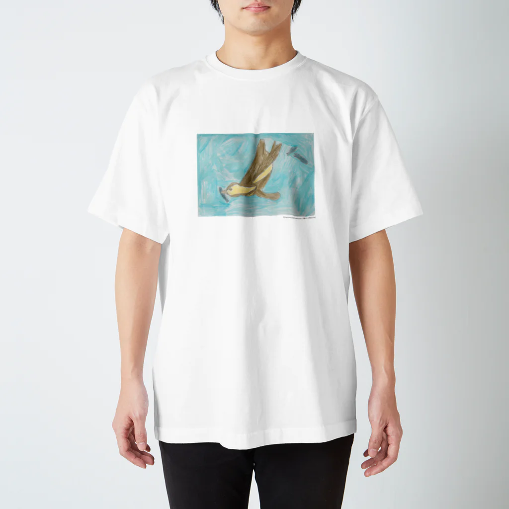 嬉々!! CREATIVEのsyunta yamamoto / およぐペンギン Regular Fit T-Shirt