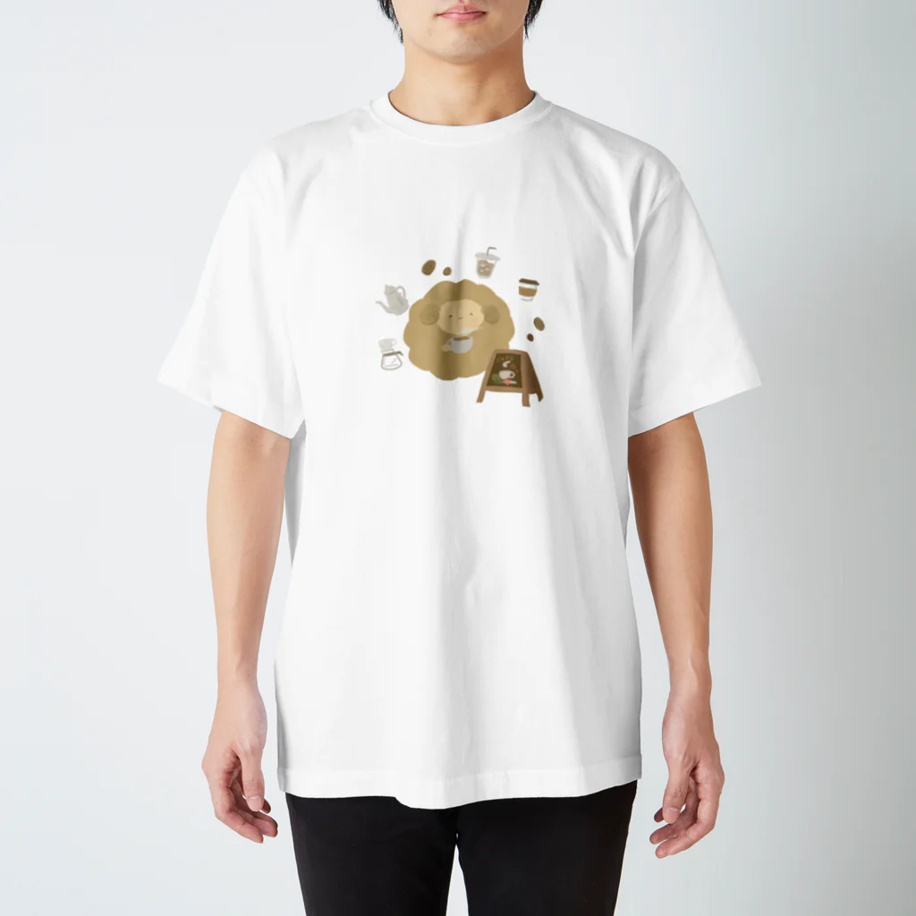 annin01のほのぼのひつじとカフェ Regular Fit T-Shirt