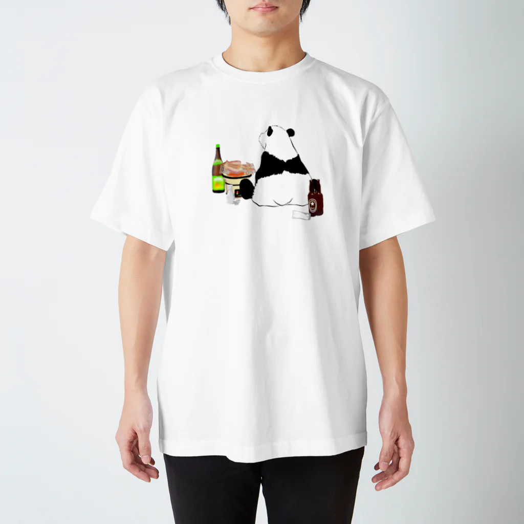 KaNaN〜パンダの晩酌パンダ🐼 スタンダードTシャツ