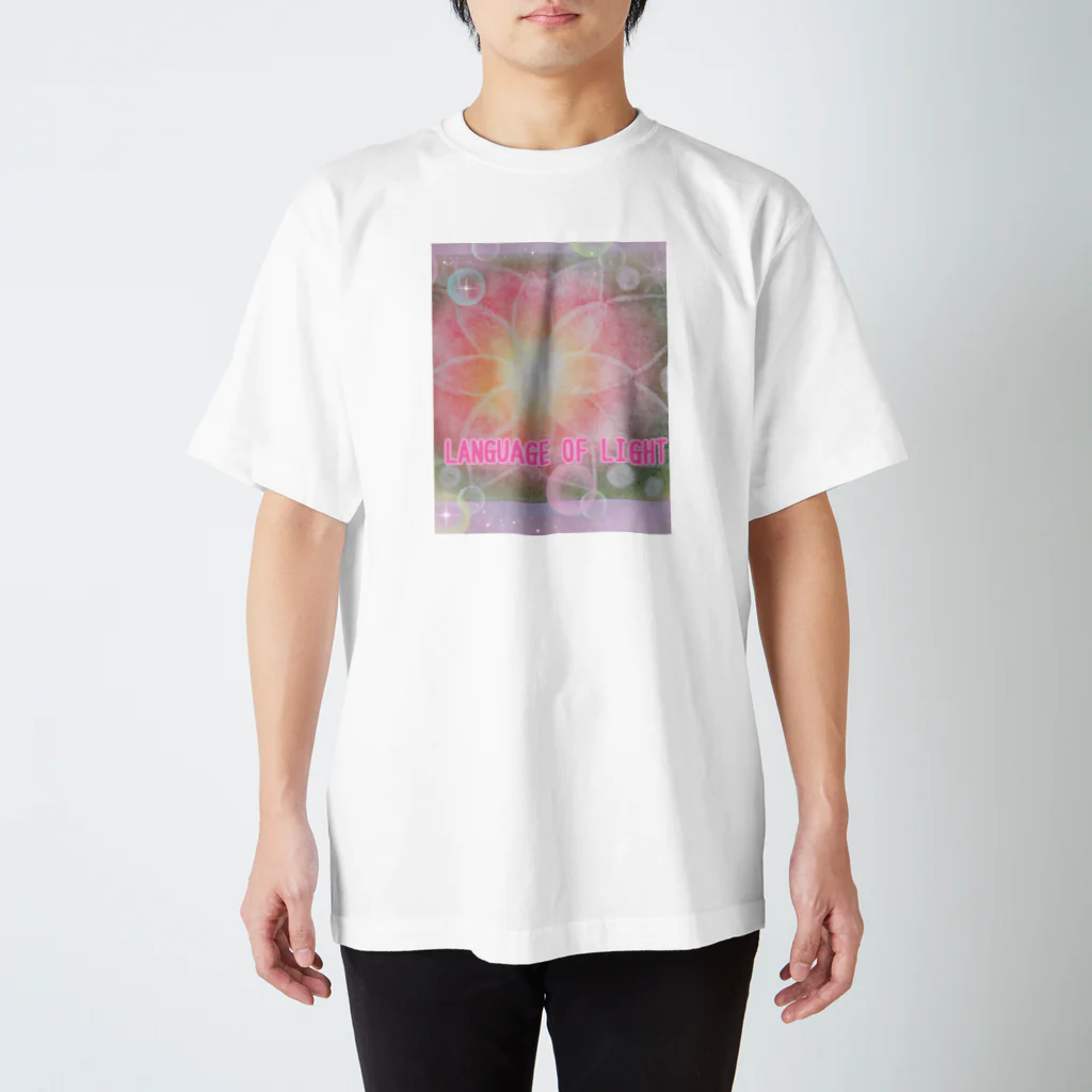 光のパステルアート　Hisaの光のパステルアート　天の花 Regular Fit T-Shirt