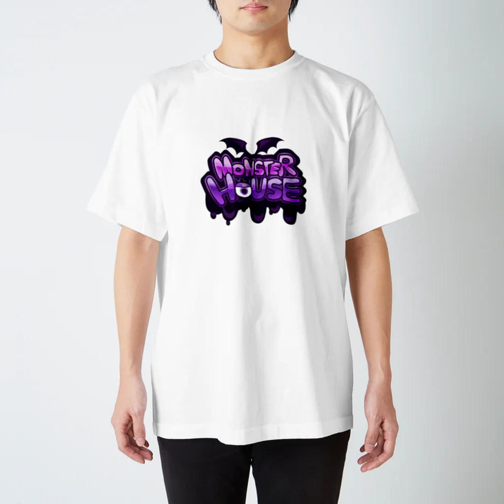 悪天🦄✨のMONSTER HOUSE LOGO スタンダードTシャツ