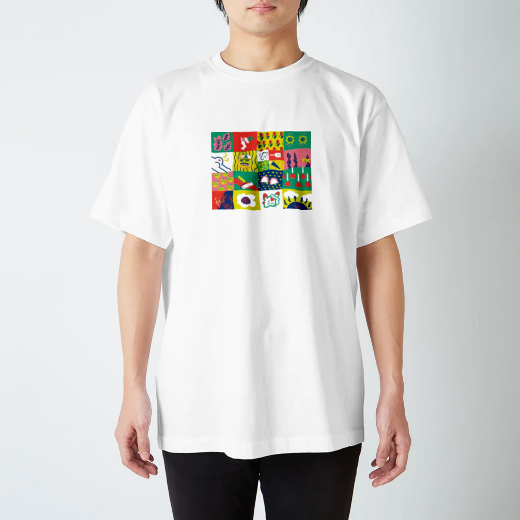 さりのへんてこも集まれば可愛い スタンダードTシャツ