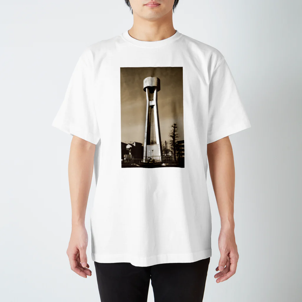 PHLOGISTON-76 SHOPのWater Tower 02 スタンダードTシャツ