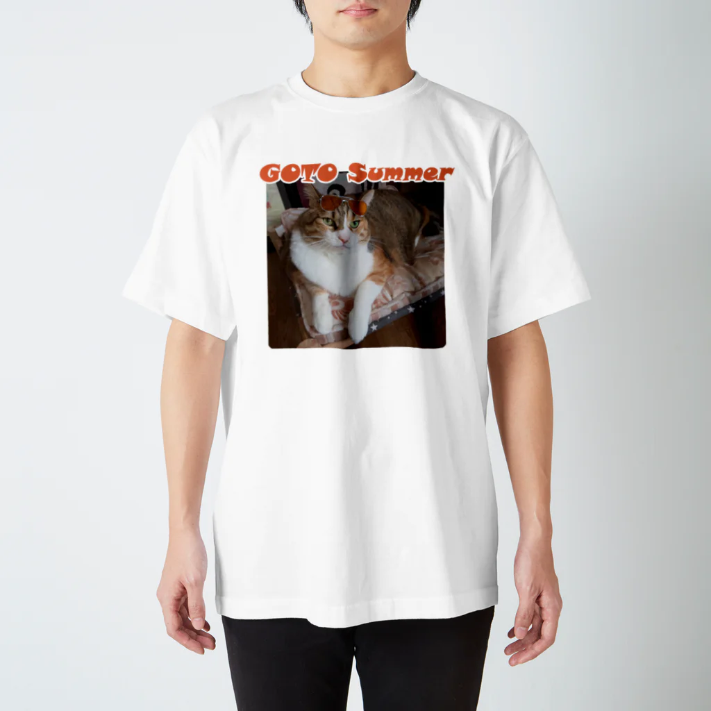 ねこのはなのGOTO Summer Regular Fit T-Shirt