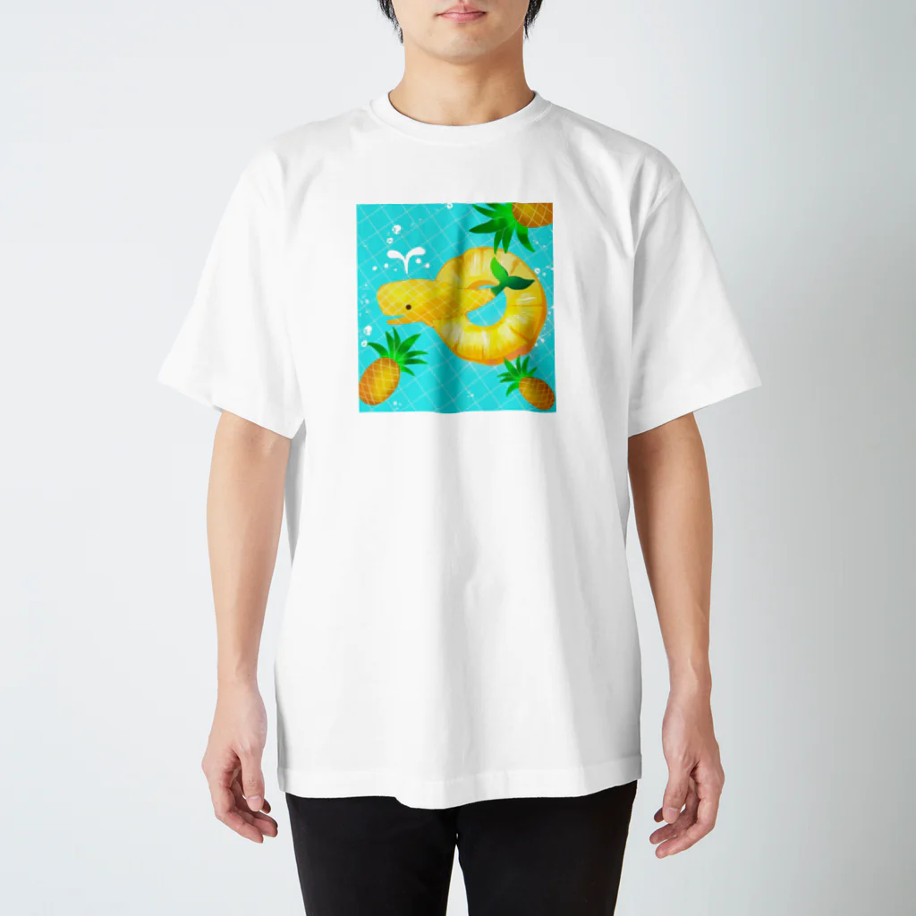 エコの海のパインクジラの夏アイテム スタンダードTシャツ