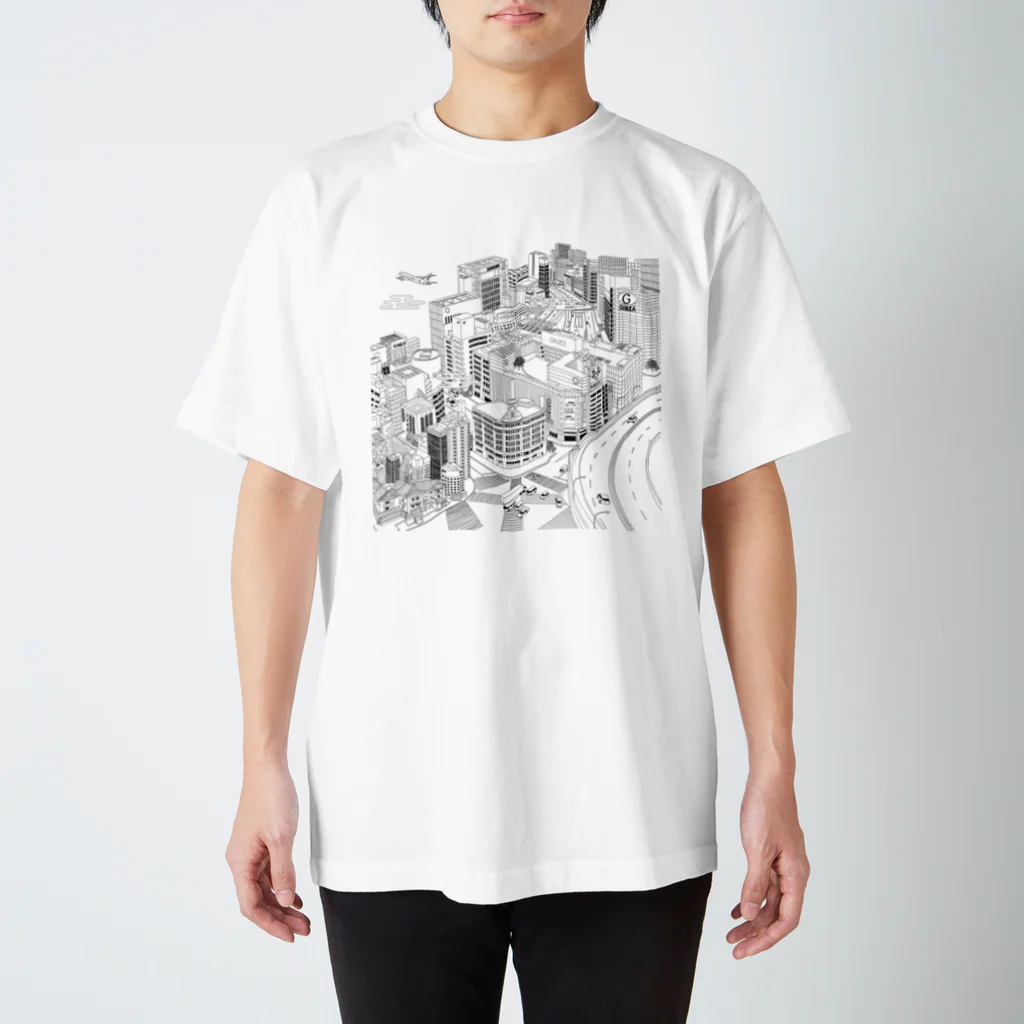 川上貴士のSUZURIのGINZA Regular Fit T-Shirt