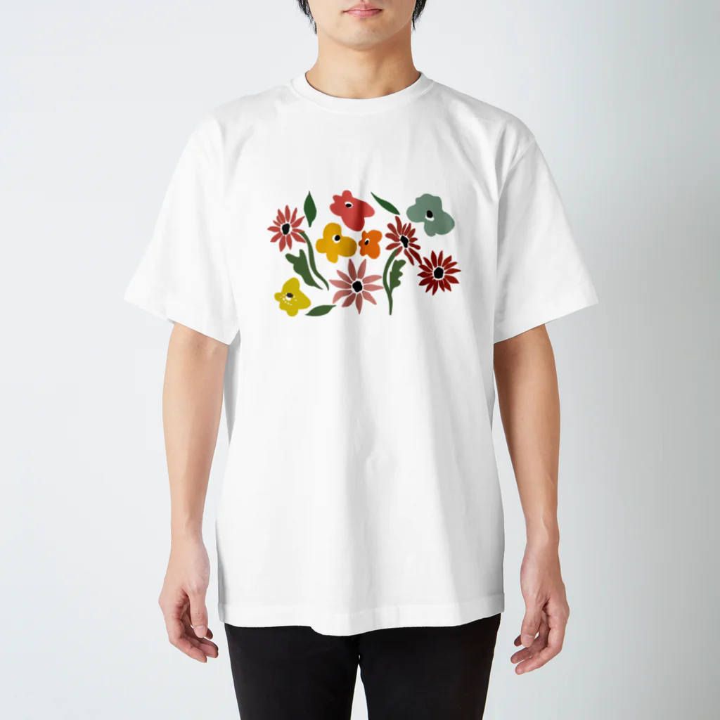 Apro Napのflower summer スタンダードTシャツ