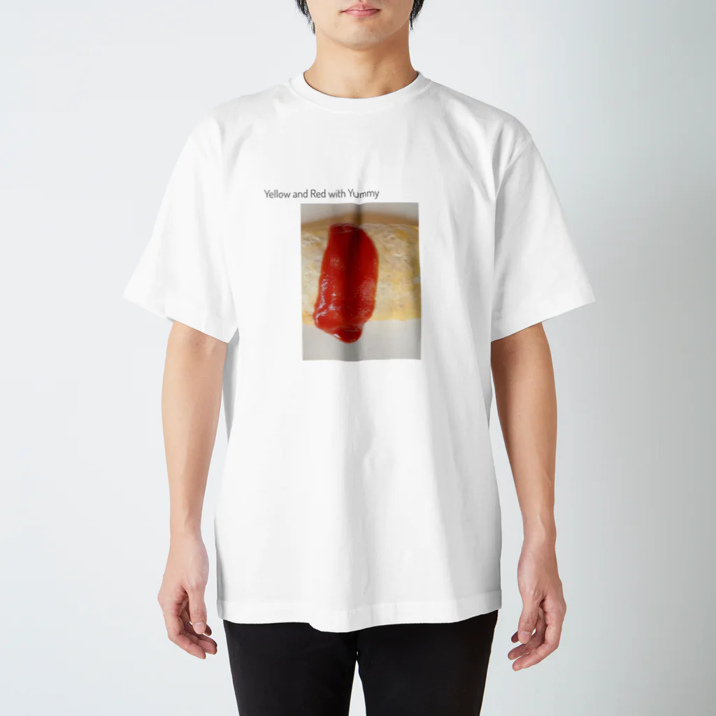 甑堂のオムライスは固く焼い下さい！ スタンダードTシャツ