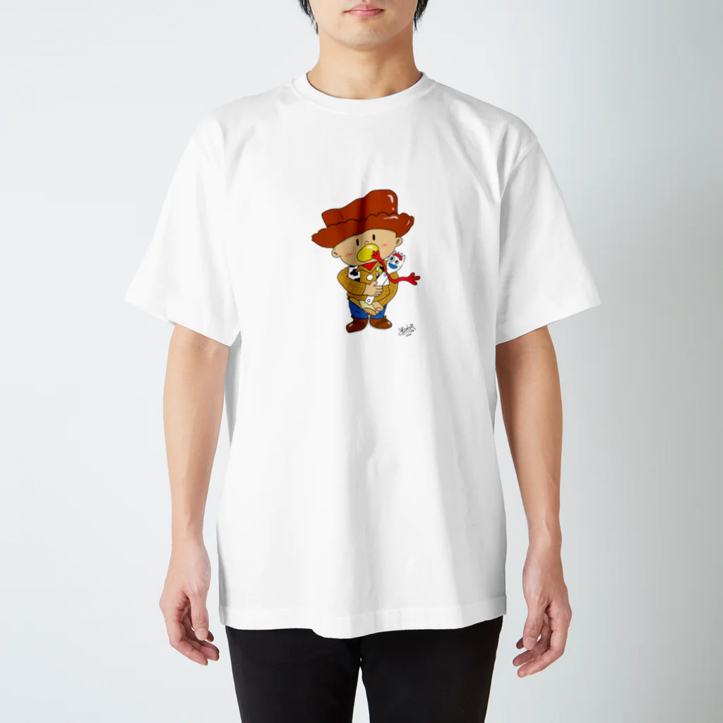 ベビーのあの人気キャラのコスプレベビちゃん スタンダードTシャツ