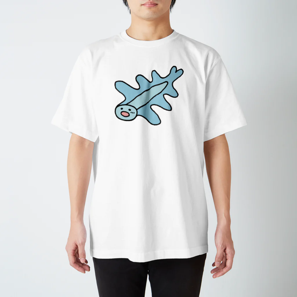 ふしぎないきものHenTipueの#26 SKY FISH Regular Fit T-Shirt