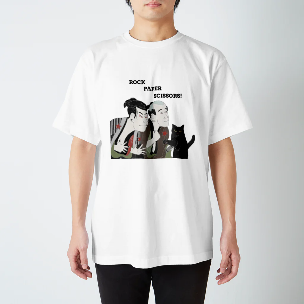 keeeeeep smilingのチョキを習得した猫 Regular Fit T-Shirt
